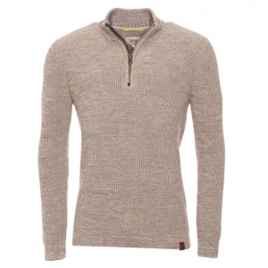 Pull col zippé Camel Active beige - 95€13 au lieu de 135€90