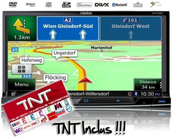 autoradio clairon tnt